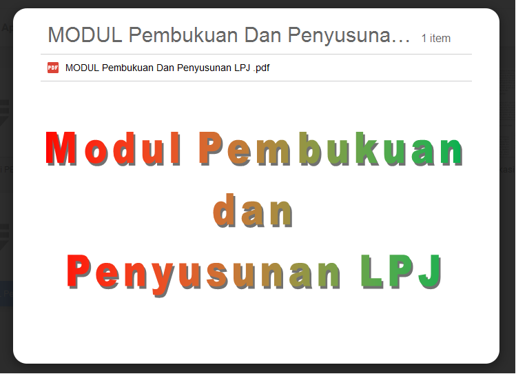Catatan Ringkas tentang Laporan Keterangan Pertanggungjawaban (LKPj)